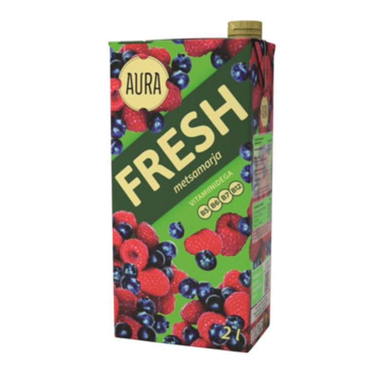 Mahlajook metsamarja, AURA FRESH, 2 l