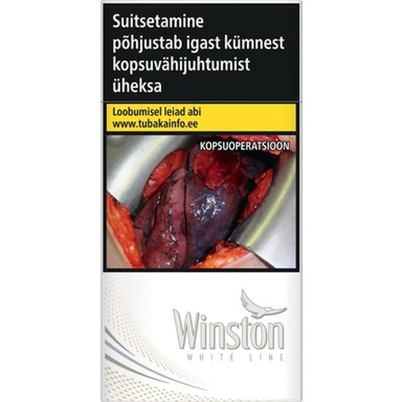 WINSTON sigaretid White Line 10pk