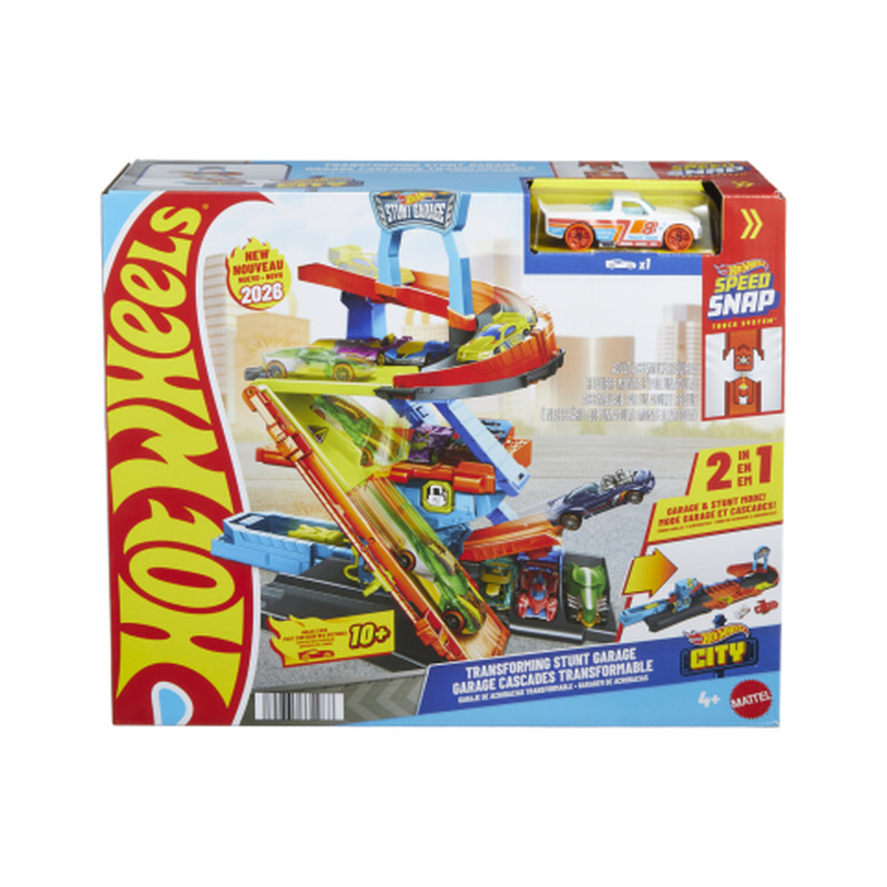 Komplekt Hot Wheels triki garaaš