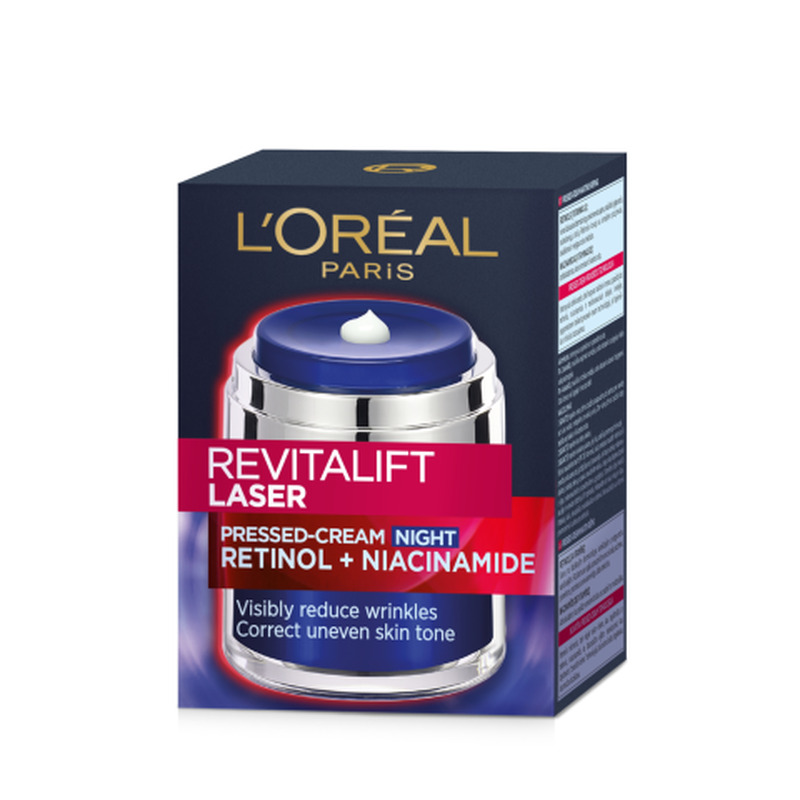 Öökreem Loreal Paris Revitalift Laser retinooli ja niatsiinamiidiga 50ml