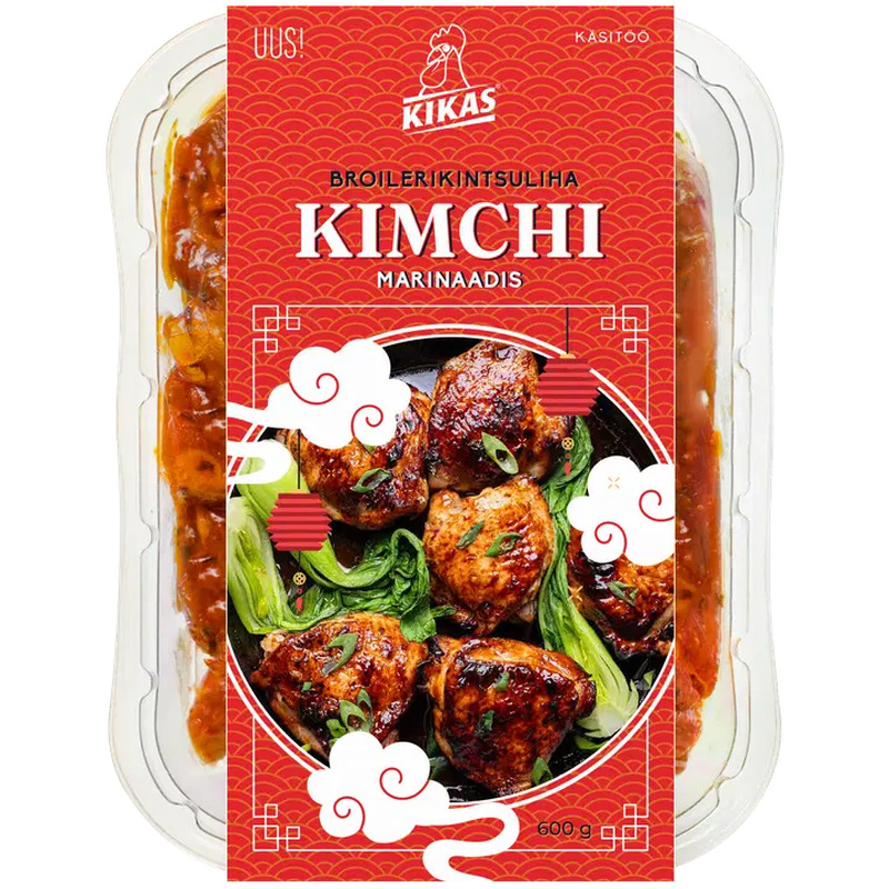 Kikas Broilerikintsuliha kimchi 600 g Kikas