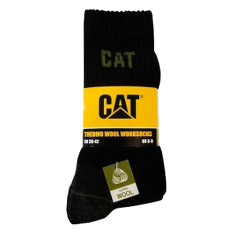 Töösokid M CAT ZCM0470 villa must 39-42/43-46 2pr