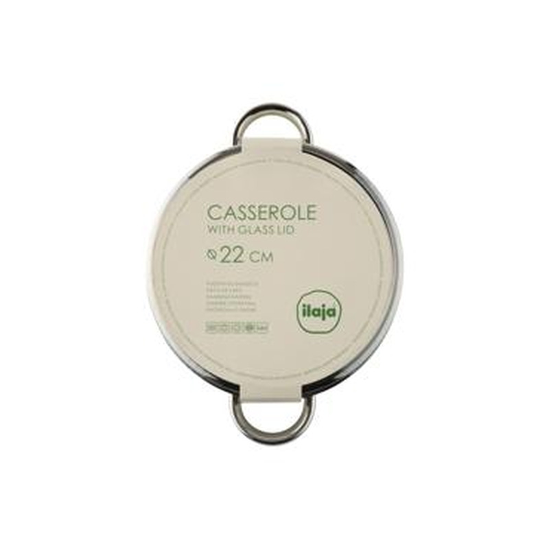 Keedupott kaanega ILAJA 22cm 5L