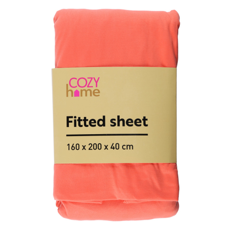 Kummiga voodilina Cozy home 160x200x40cm SS25