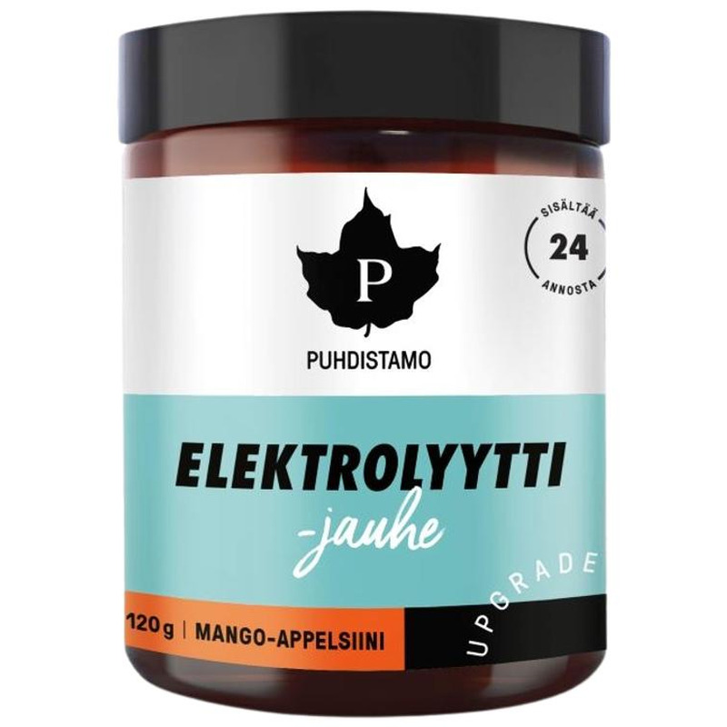 Puhdistamo elektrolüütide pulber mango-apelsiini 120 g