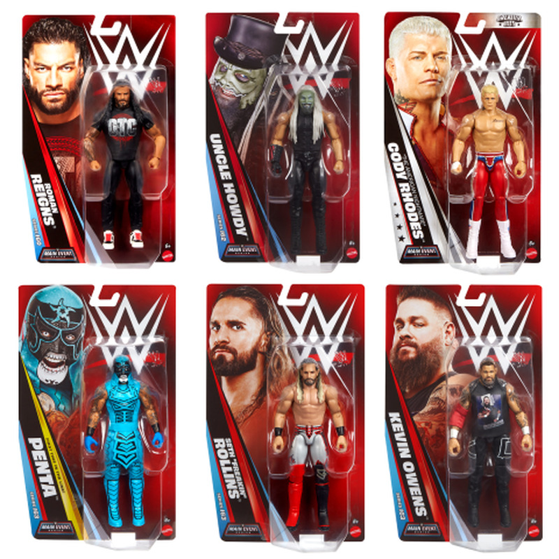Figuurid WWE Basic Action, värv ja kujundus võivad erineda SS26
