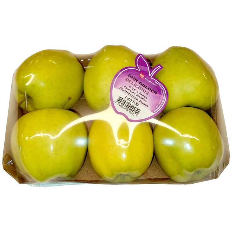 Pakendatud õun Golden I klass