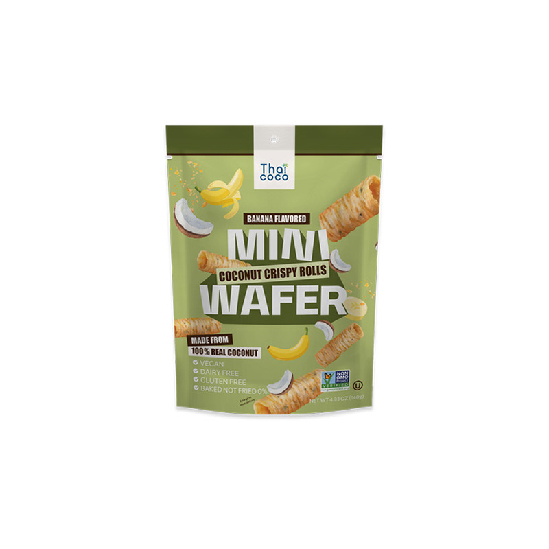 Kookosrullid THAI COCO banaaniga 140g