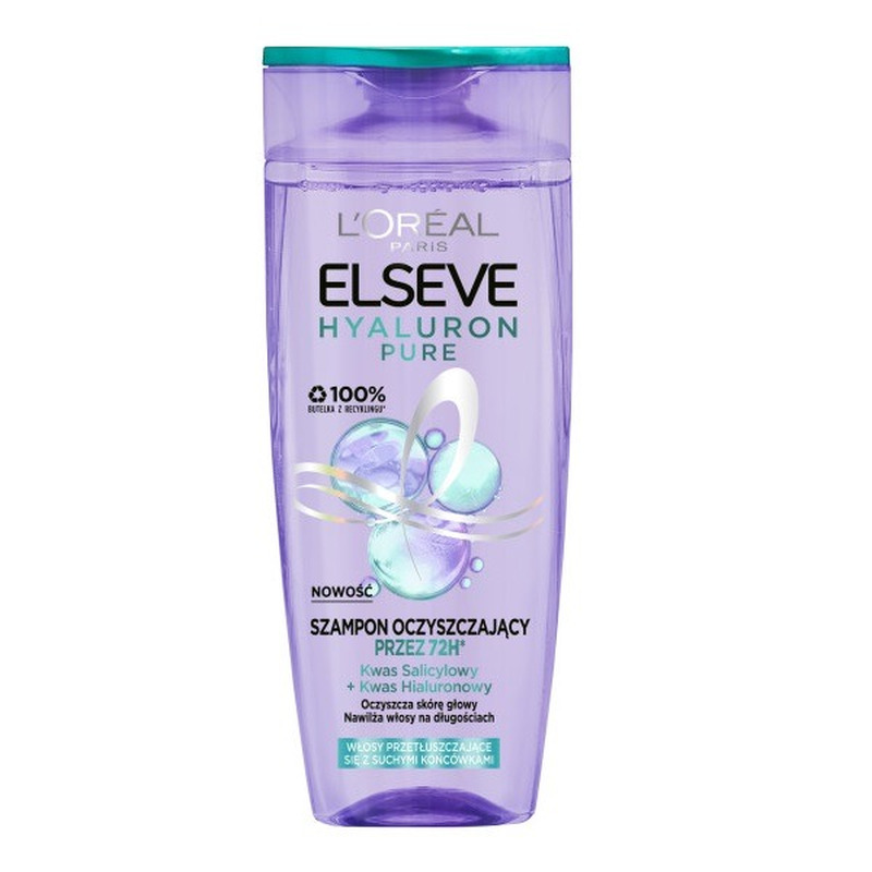 Šampoon Elseve Hyaluron Pure, L'OREAL PARIS, 400ml