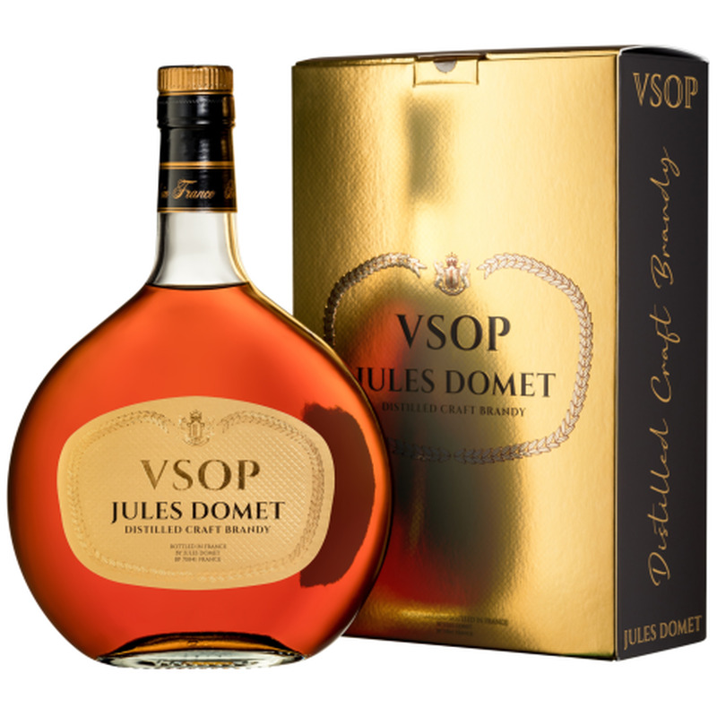 Brändi Jules Domet VSOP 40%vol 0,7l karbis