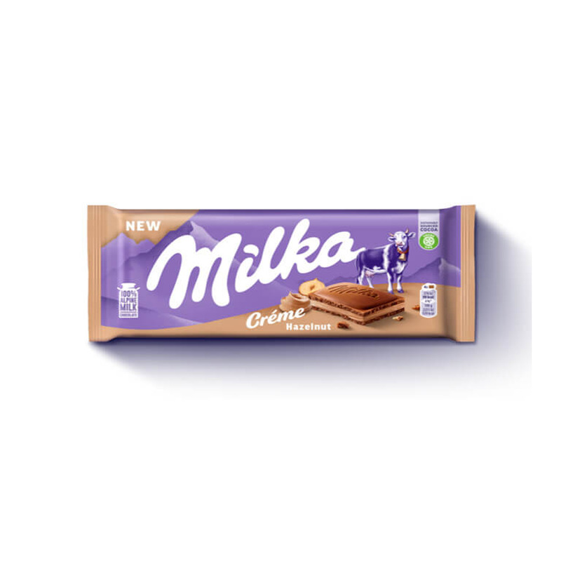 Piimašokolaad Milka Pähklikreemiga 85g