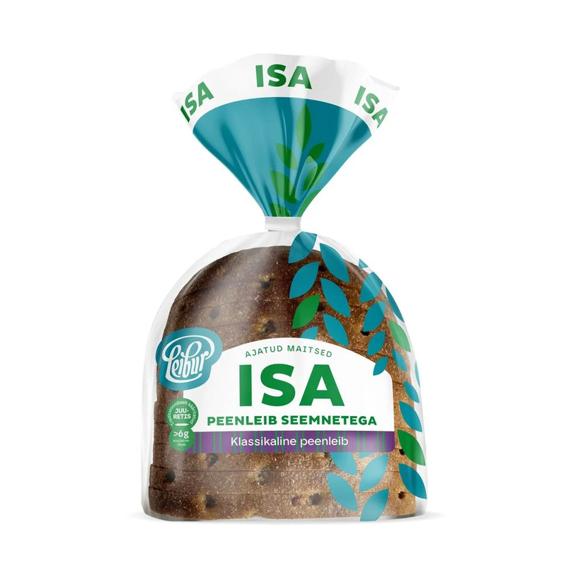 Isa peenleib seemnetega, LEIBUR,