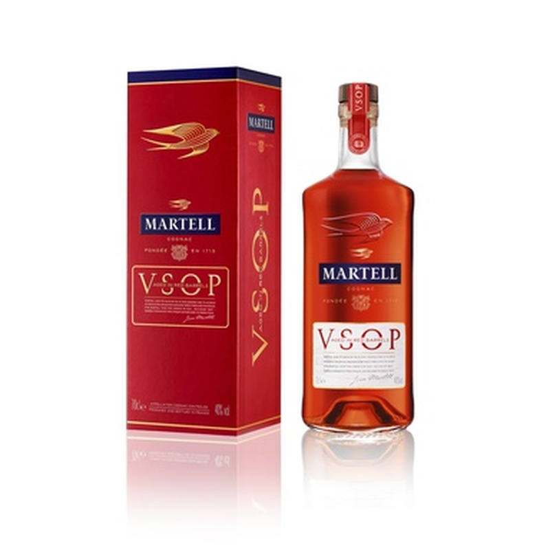 Konjak MARTELL VSOP karbis, 70 cl