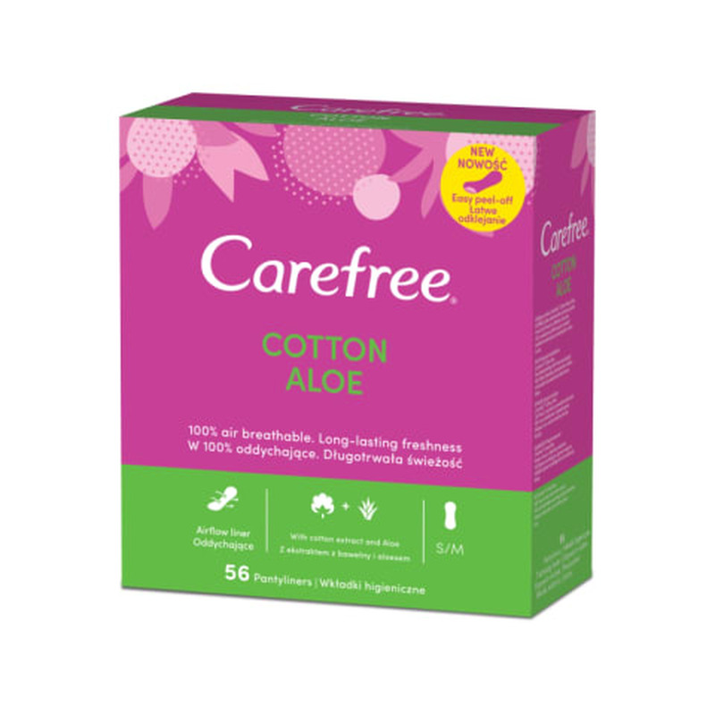 Pesukaitsmed Carefree aloe 56tk