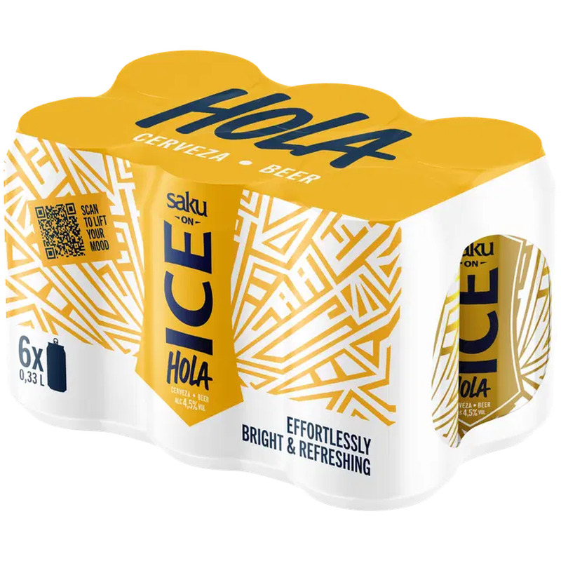 Saku On Ice Hola õlu 4,5%vol 6x330 ml