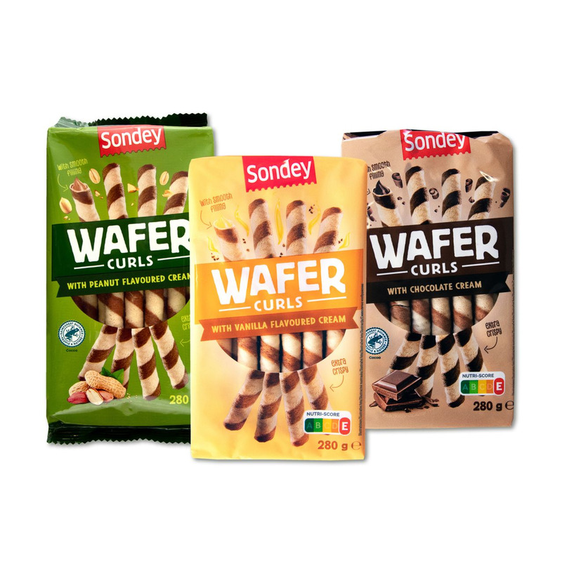 Vahvlirullid Wafer Curls