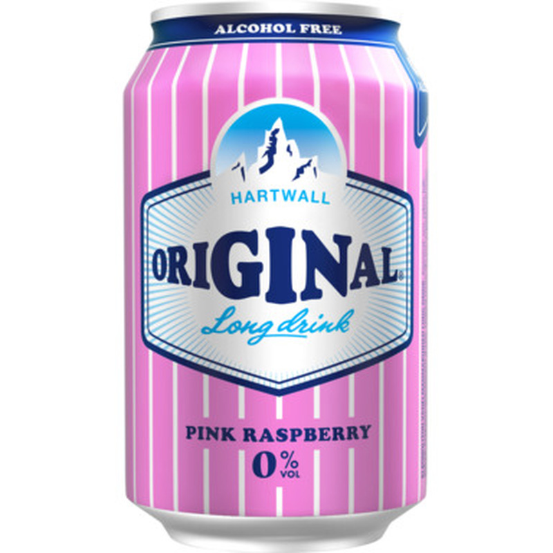HARTWALL Alkoholivaba Long Drink Pink Raspberry 33cl (purk)