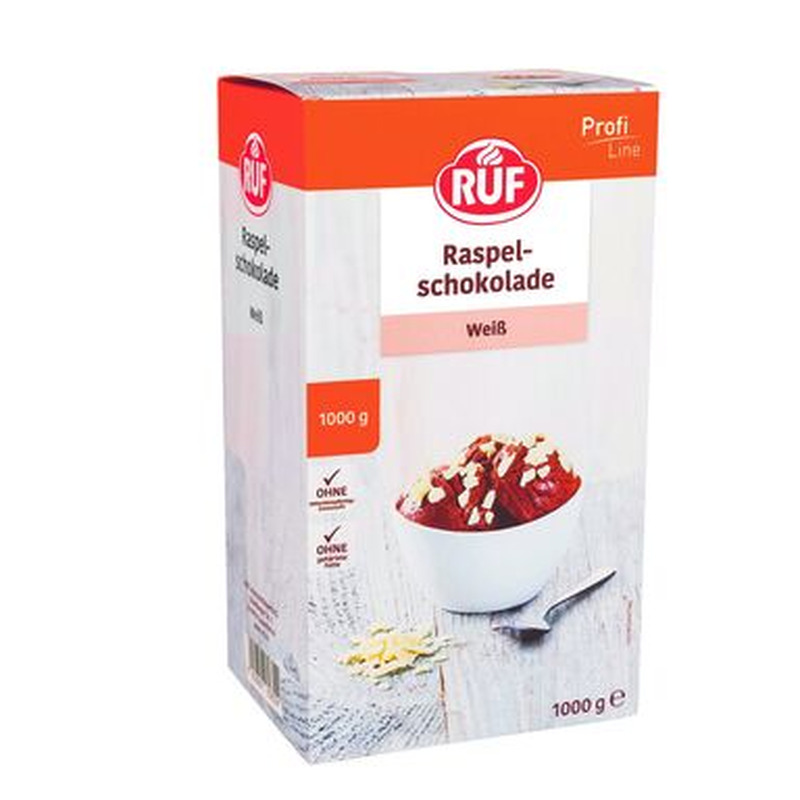 RUF Valge šokolaadilaastud 1kg