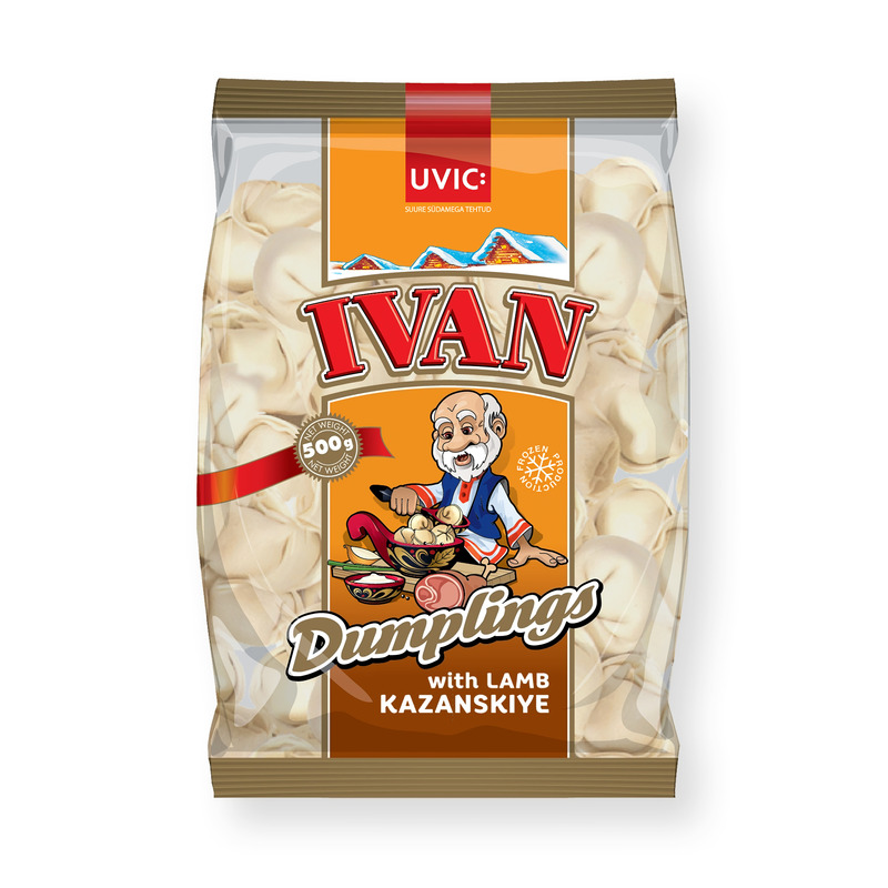 UVIC Pelmeenid Ivan Kazanskye lambalihaga 500g(külmut.)
