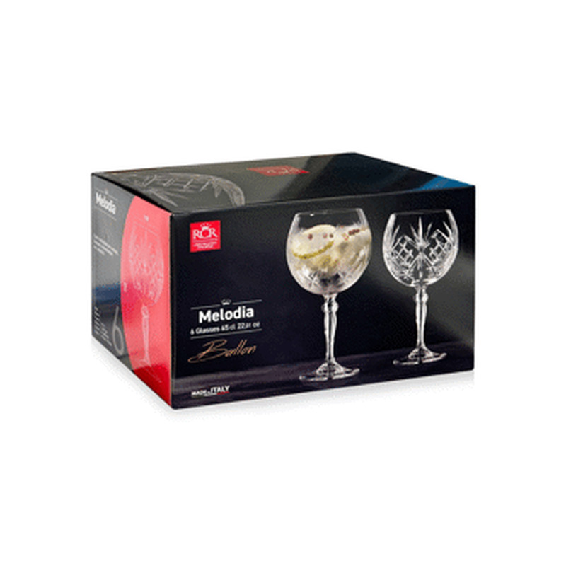 Kokteiliklaasid RCR MELODIA 650ml 6tk