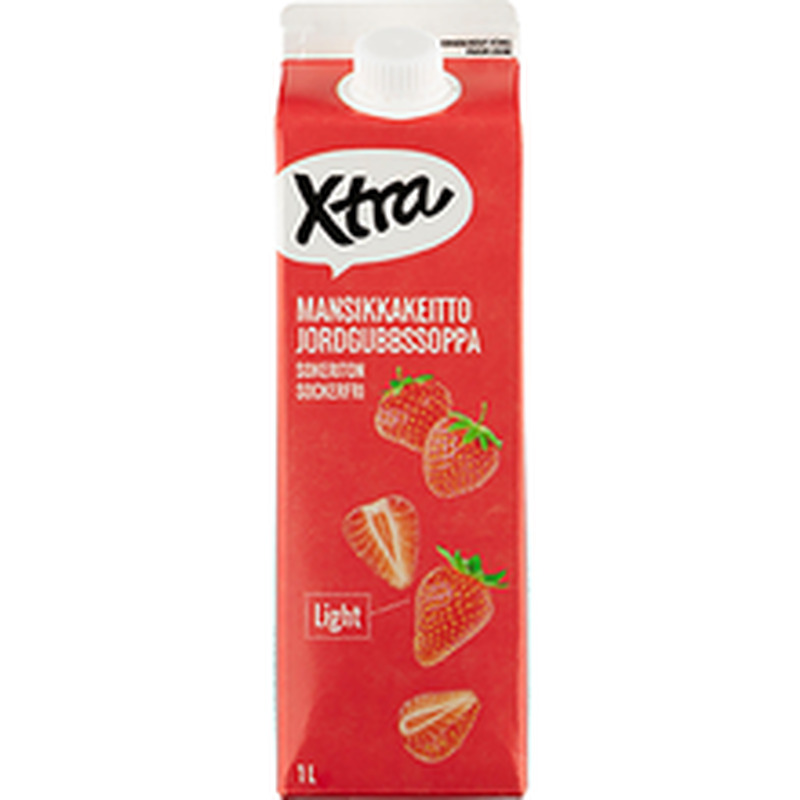 Xtra maasikasupp suhkruvaba 1l
