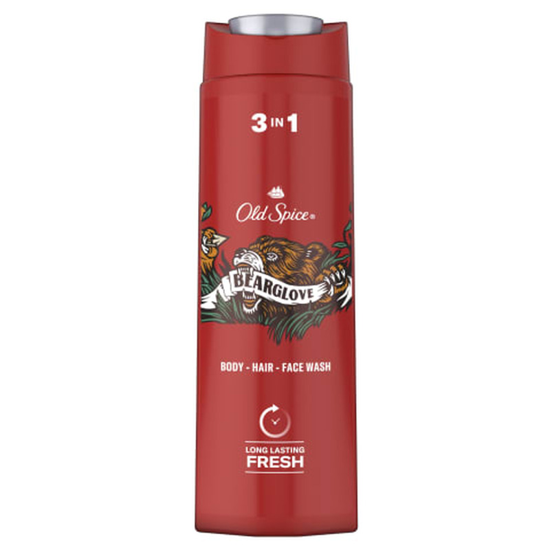 Dušigeel Old Spice Bearglove meestele 400ml