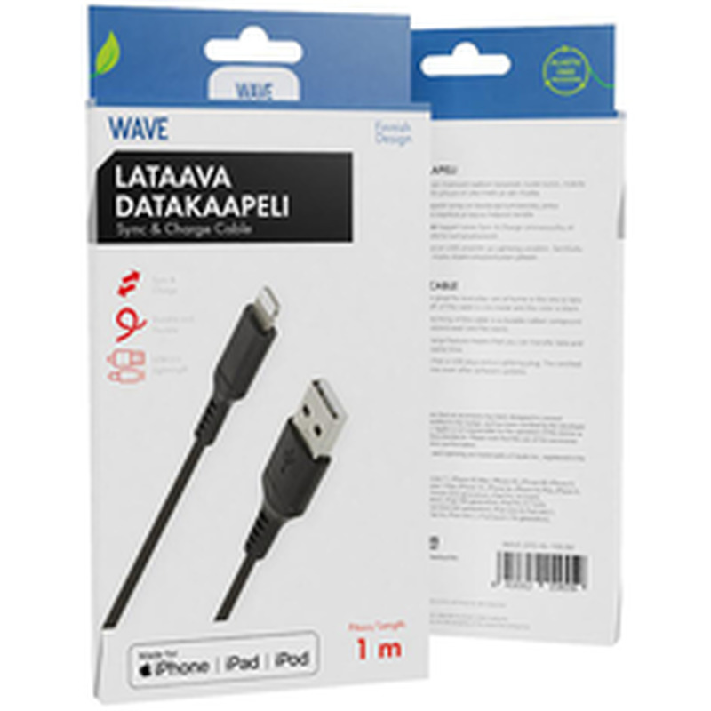 Datakaabel Apple lightning(mfi) 1 m, must