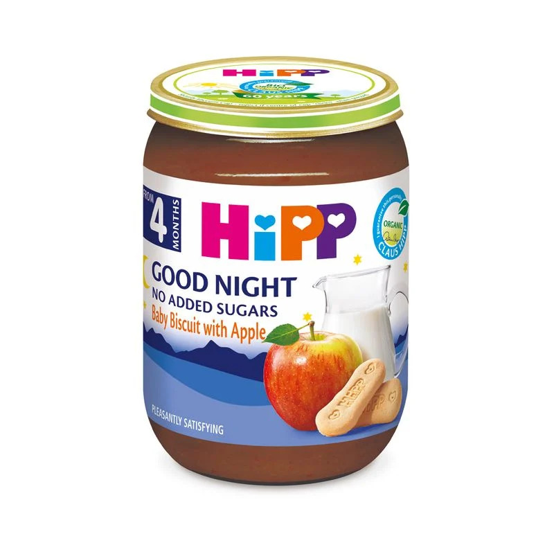 Head ööd piimapuder küpsistega mahe 4+, HIPP, 190 g