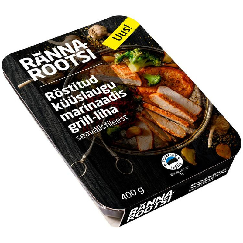 Grill-liha seavälisfileest röstitud küüslaugu marinaadis, RANNAROOTSI, 400 g