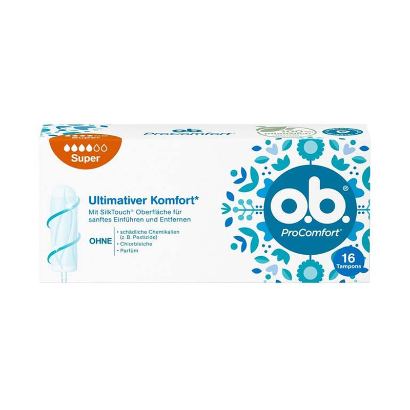 Tampoonid Pro Comfort Super, O.B., 16 tk