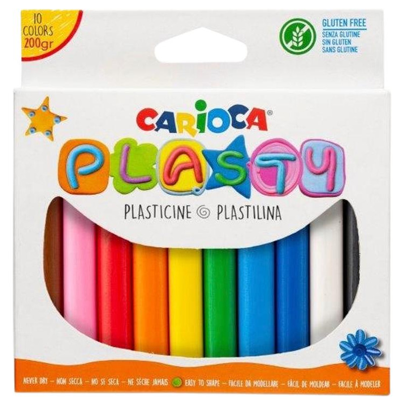 Plastiliin, CARIOCA, 10tk