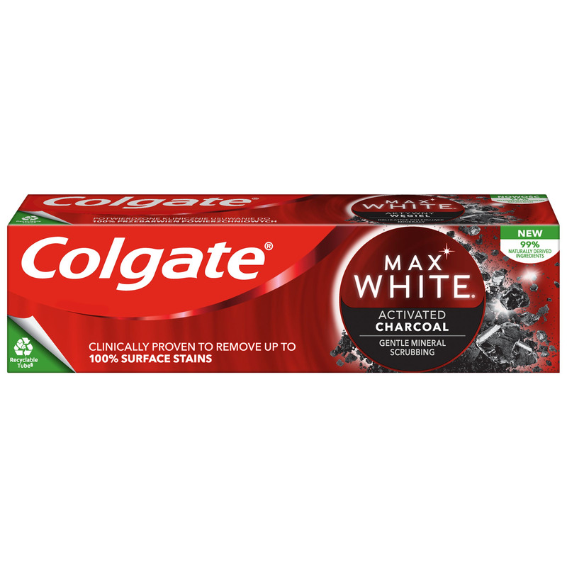 Hambapasta Max White Charcoal, COLGATE, 75 ml