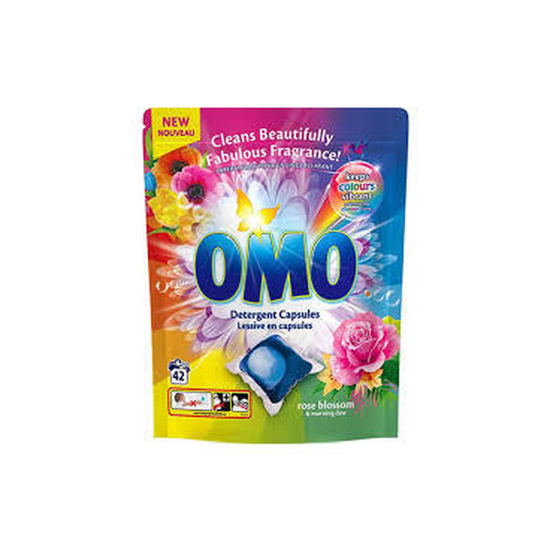 Pesukapslid OMO Rose Blossom 42tk