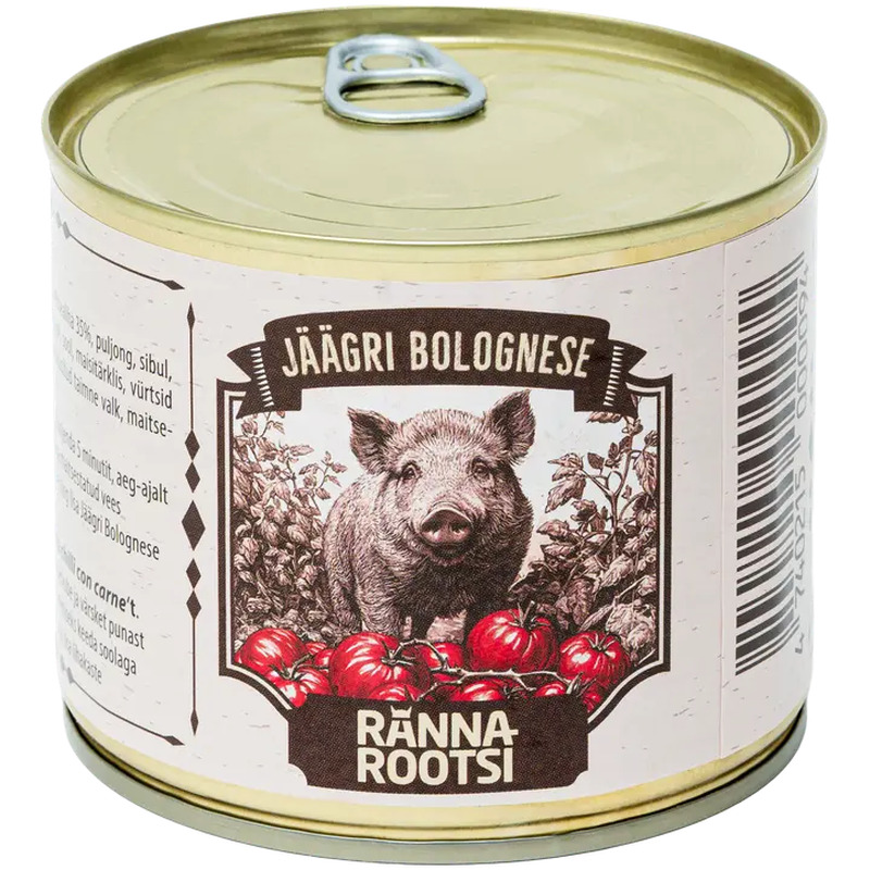 Rannarootsi jäägri bolognese 500