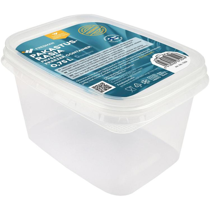 Fredman Eskimo külmutuskarbid 5X0,75l