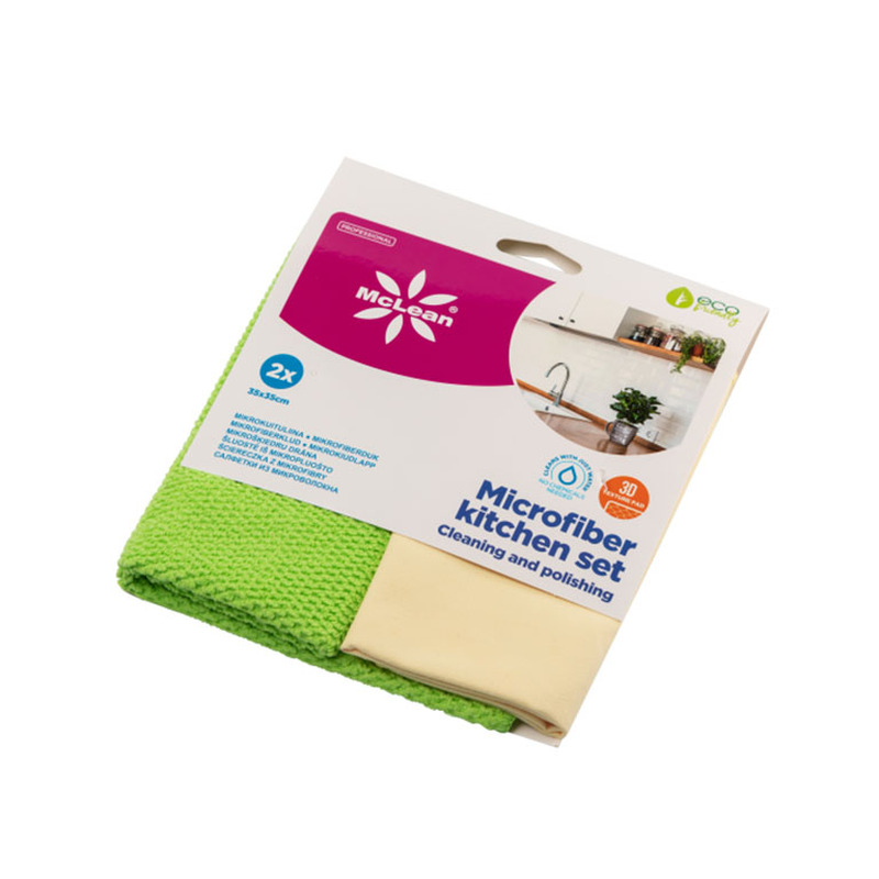 Köögi mikrokiudlappide komplekt 2tk, McLean, 35x35cm