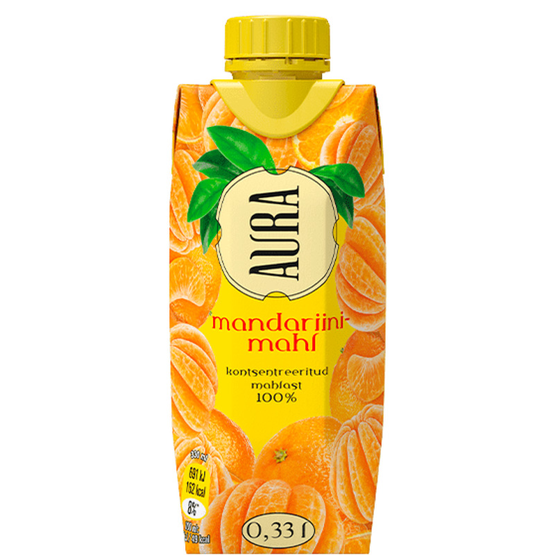 Mandariinimahl, AURA, 330 ml