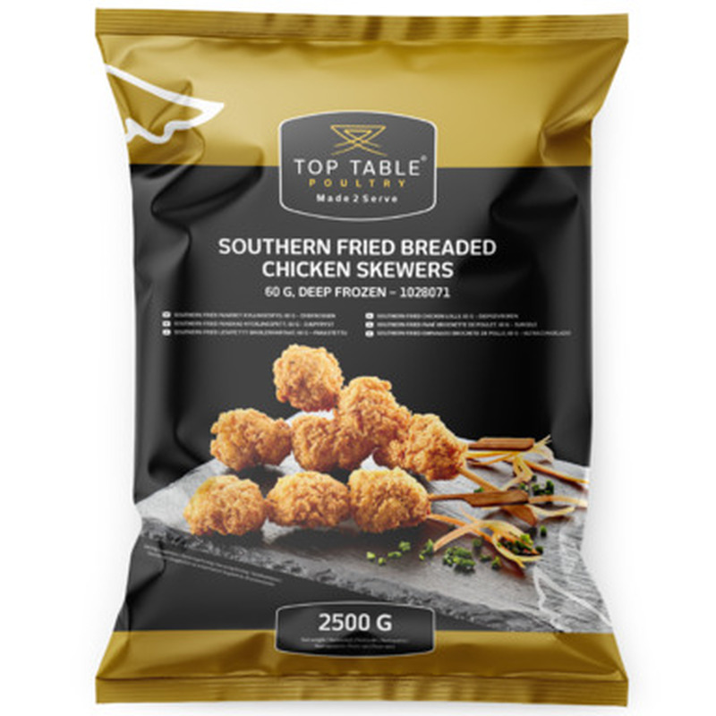 TOP TABLE Southern fried paneeritud kanavardad 2,5kg (külm.)