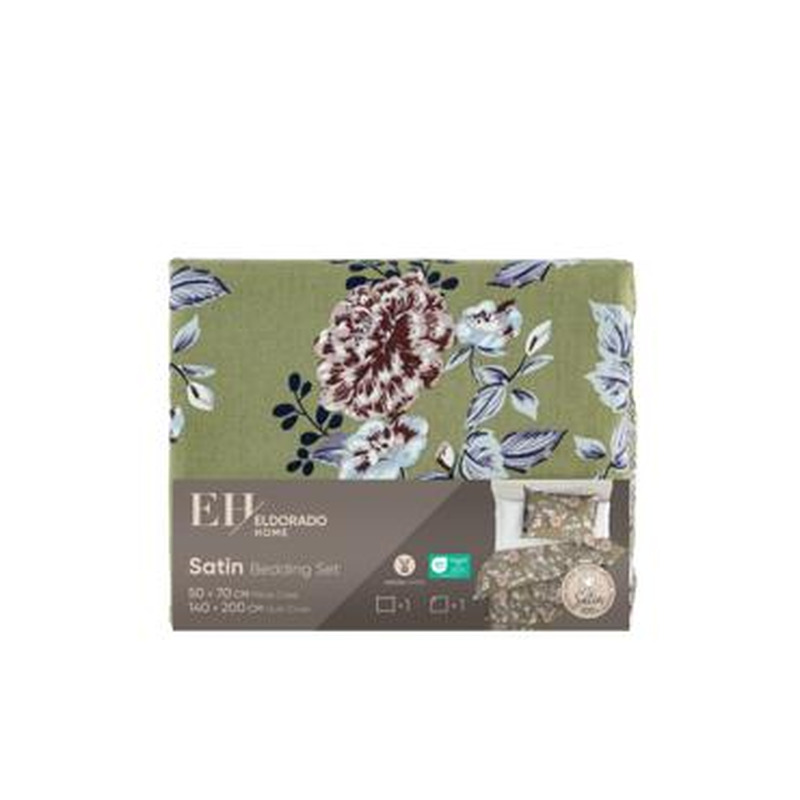 Satiinvoodipesu kmpl 140x200/50x70cm