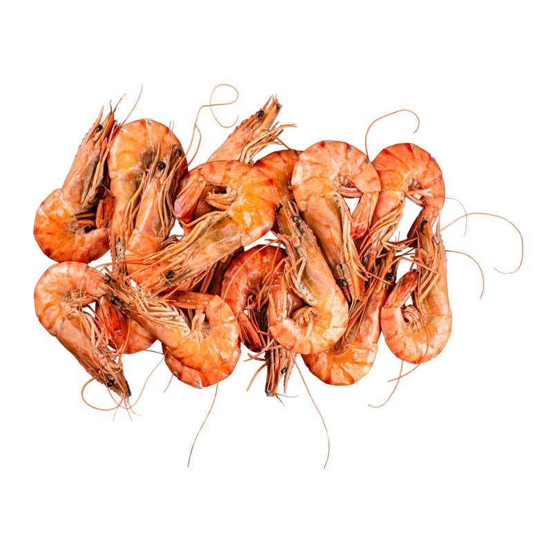 Vannamei krevetid, keedetud