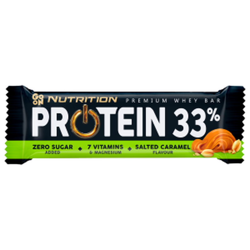 Proteiinibatoon 33% soolakaramellimaitseline, GO ON NUTRITION, 50 g