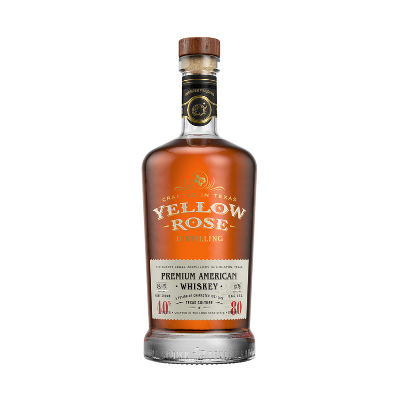 YELLOW ROSE Premium American whiskey 40% 70cl