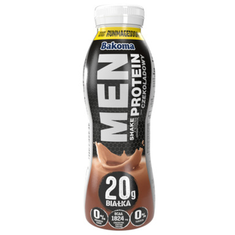 BAKOMA Men šokolaadi proteiinijogurtijook magusainetega 380g