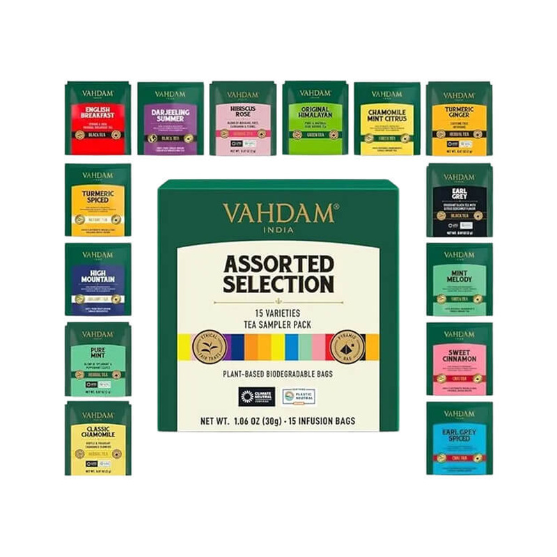 Teede assortii VAHDAM 30g