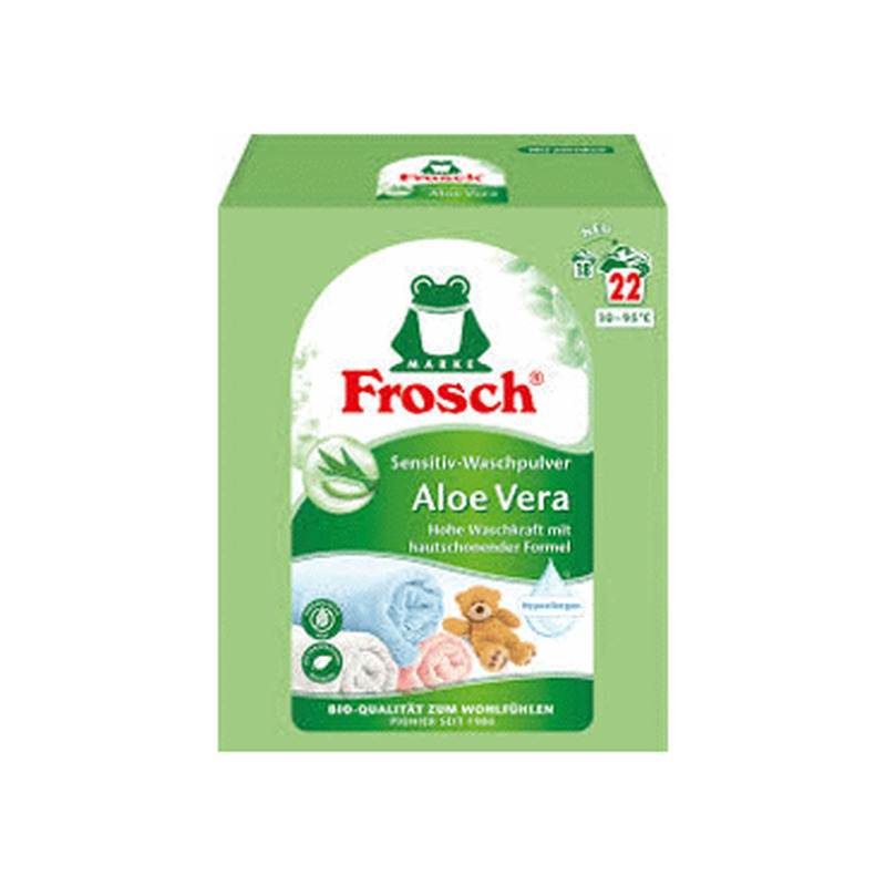 Pesupulber FROSCH Aloe vera 22pk 1.45kg