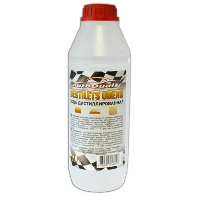 Destilleeritud vesi TSC 1l