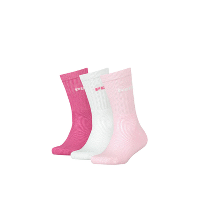 L.spordisokid PUMA 27-30 roosa,valge 3p