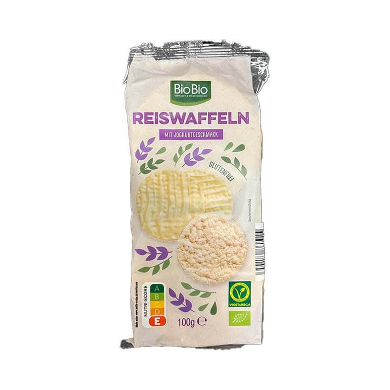 Riisivahvel jogurtiga, BIOBIO, 100 g