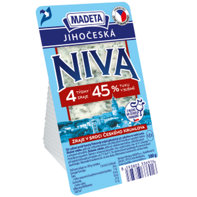 Sinihallitusjuust niva, MADETA, 100 g