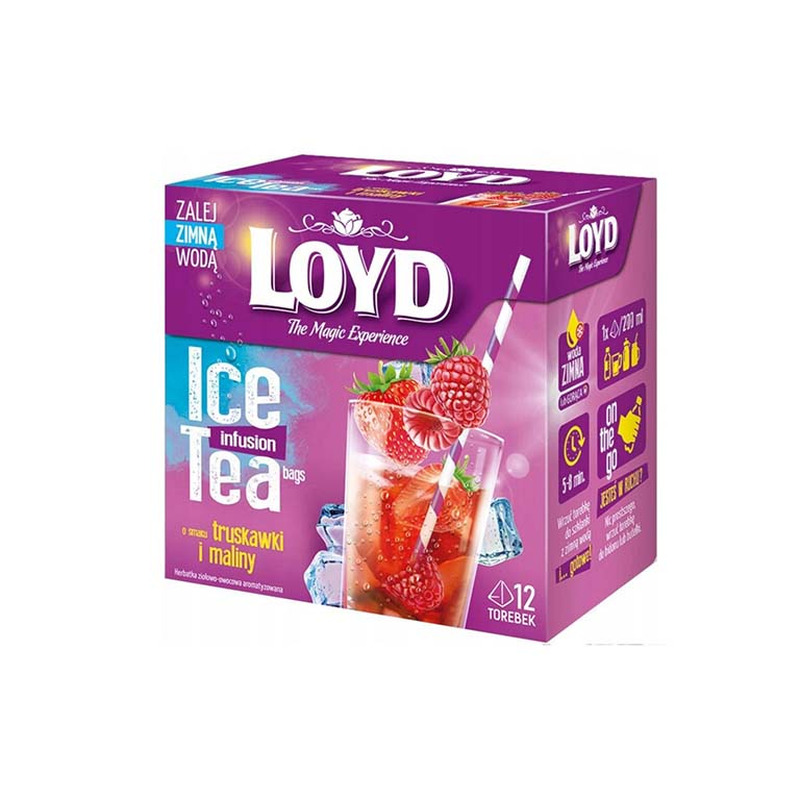 Külm tee maasika ja vaarika, LOYD, 12 x 2,5 g
